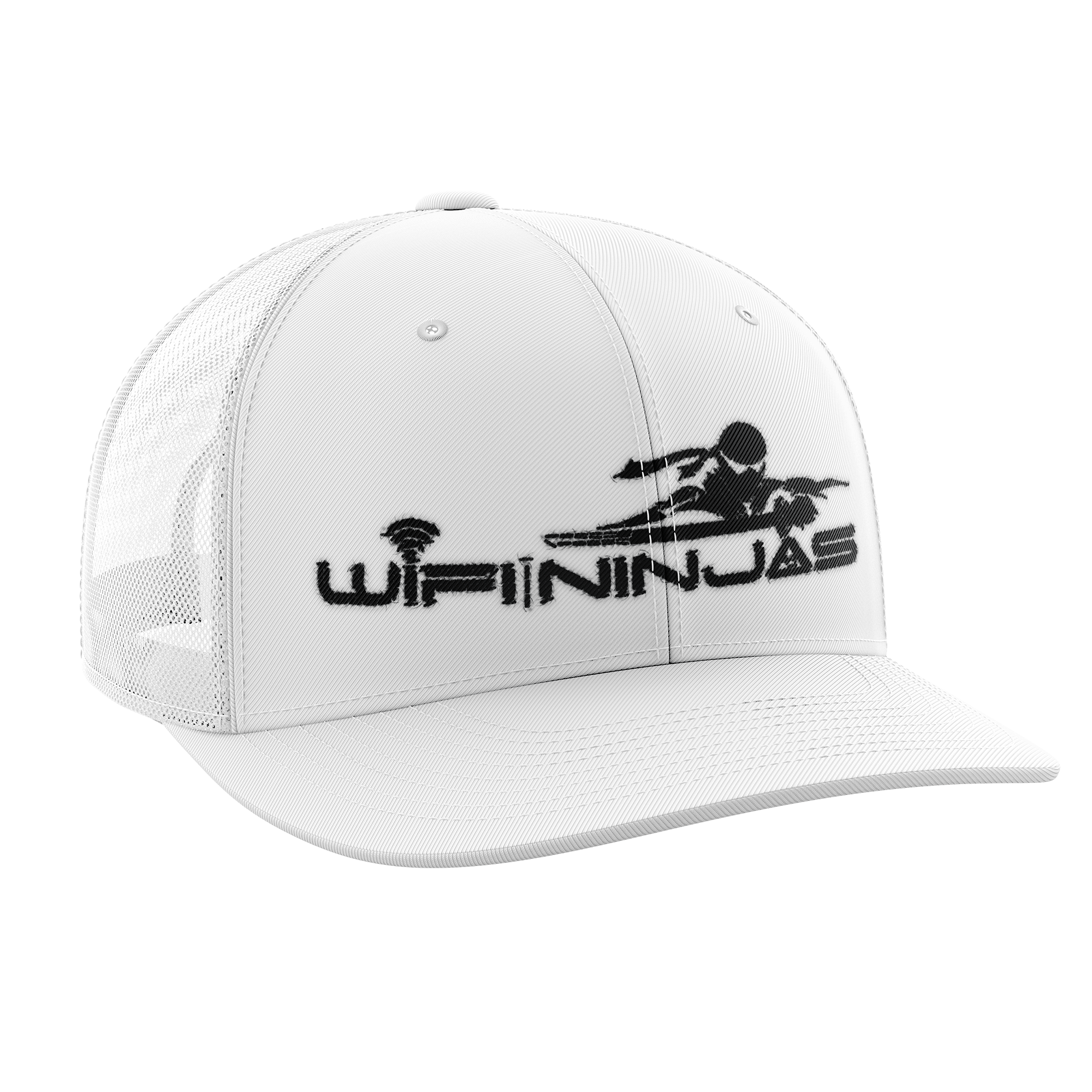 WiFi Ninjas White Hat Black Logo - WiFi Ninjas - Podcasts & Blogs